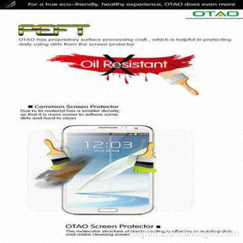 Anti-crack and Anti-scratch Fingerprint-resistant PET Color Screen Protector for HTC Butterfly
